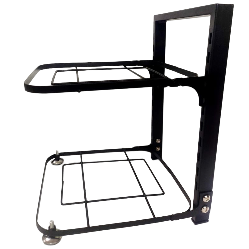 Kitchen pot storage rack 4 layer carbon steel kitchen appliance rack adjustable wall mounted kitchen storage rack