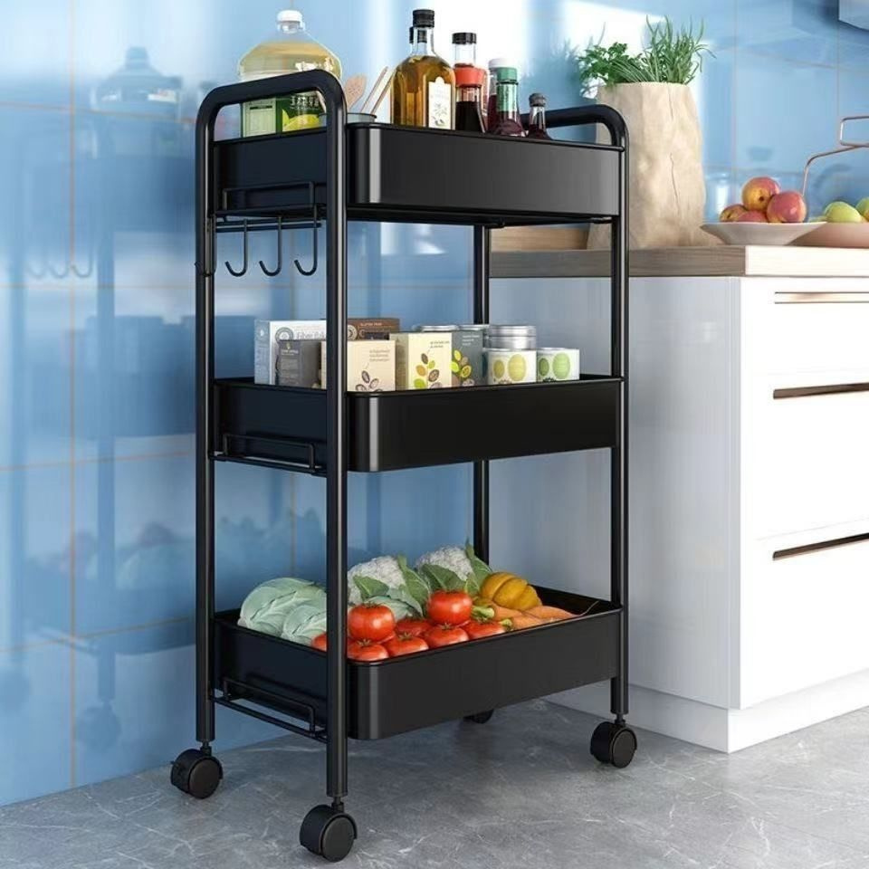 2 5 layers spice toy storage rack vegetable and fruit rack shelf unit bathroom kitchen plastic storage rack