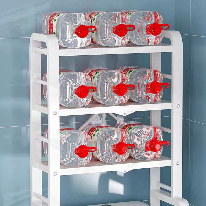 3 Layer Multipurpose toilet paper bathroom stand organizer shelf adjustable Washing machine storage Shelves Over the Toilet rack