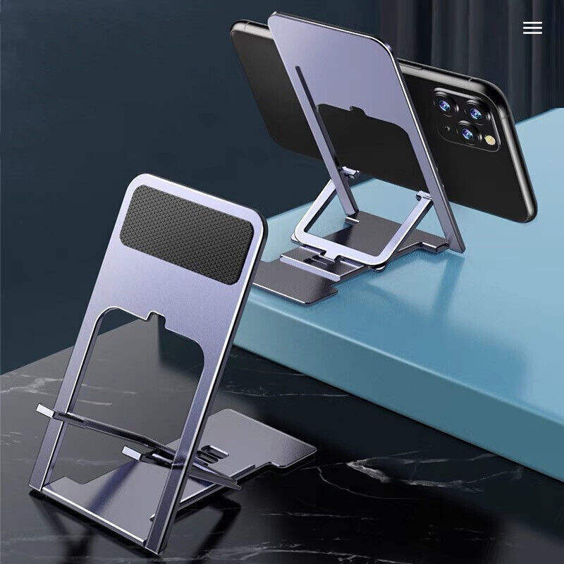 Portable cell phone holder stand card foldable desk mobile phone holder for iPhone 13 Pro