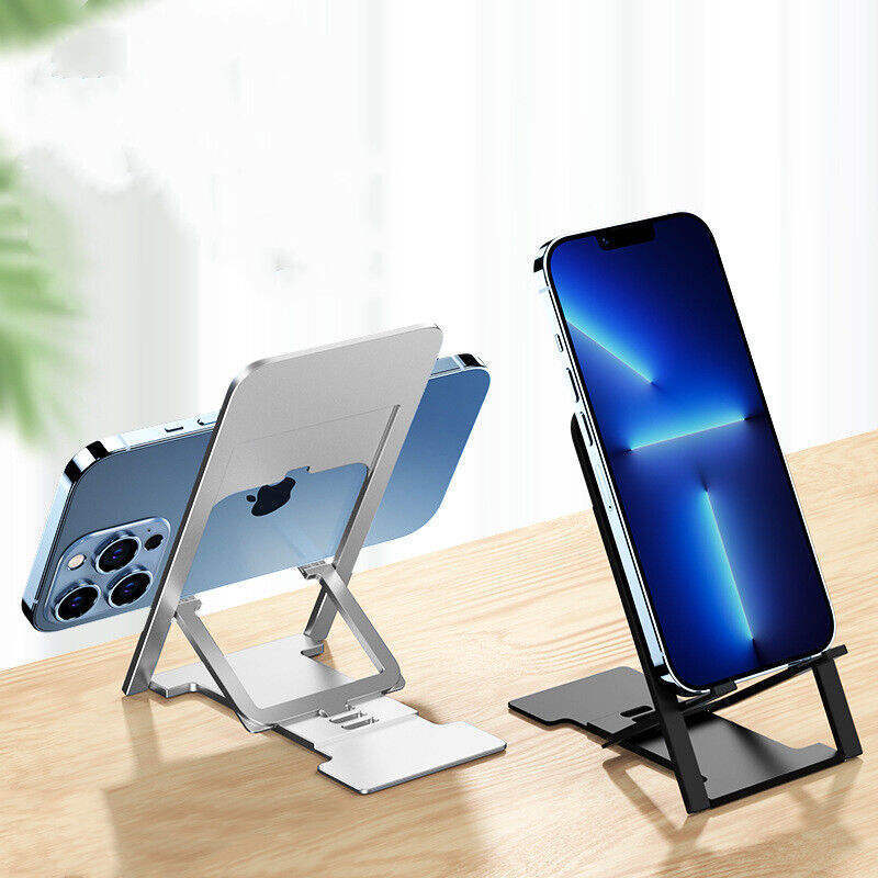 Portable cell phone holder stand card foldable desk mobile phone holder for iPhone 13 Pro