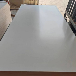 1220mm*2440mm 18 mm White color melamine laminated plywood sheet