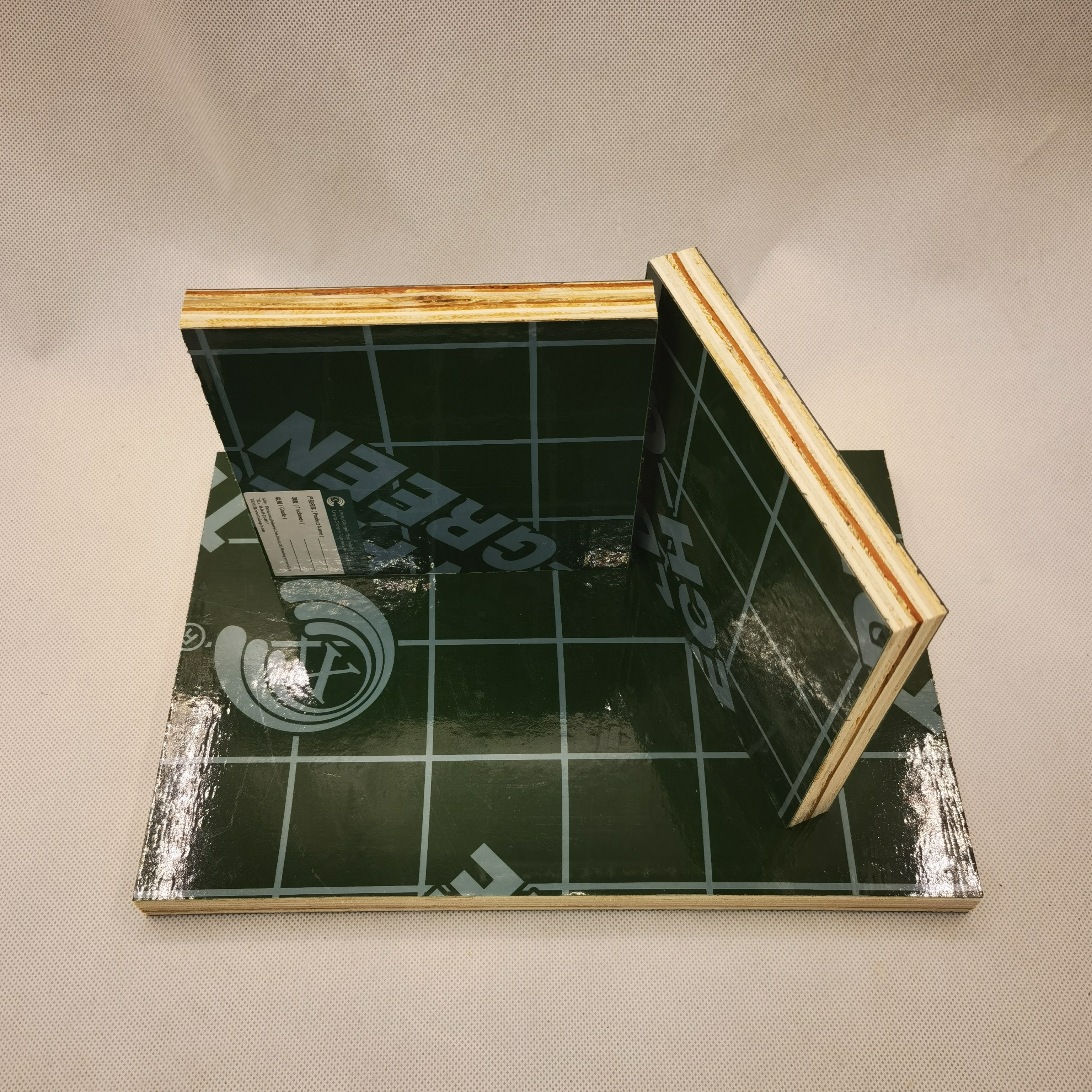 High quality 12mm 15mm 18mm green plastic formwork pvc ceiling panel board