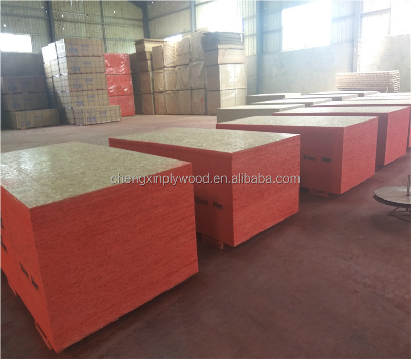 Oriented Strand Boards(OSB)  For Furniture   OSB2 Chipboard Laminated Melamine Particle Board For South America Market