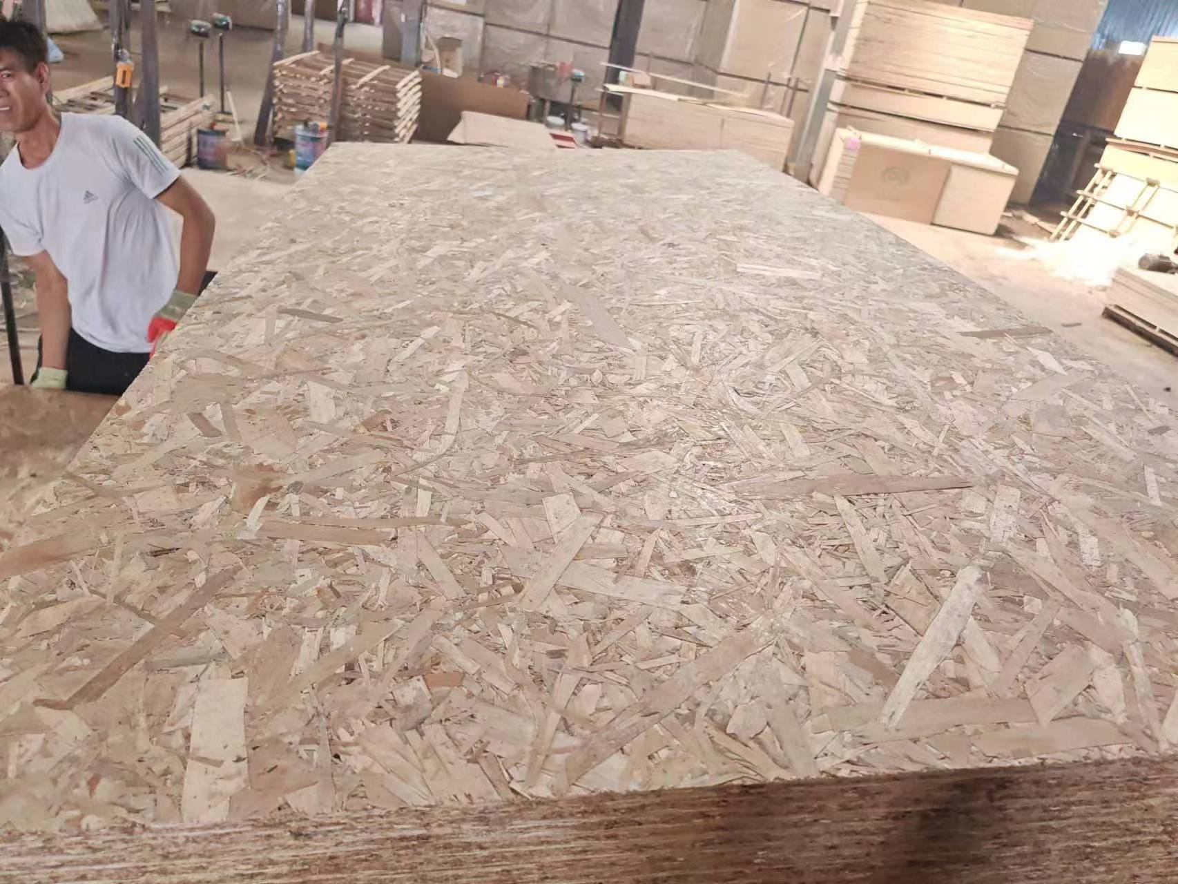 Oriented Strand Boards(OSB)  For Furniture   OSB2 Chipboard Laminated Melamine Particle Board For South America Market