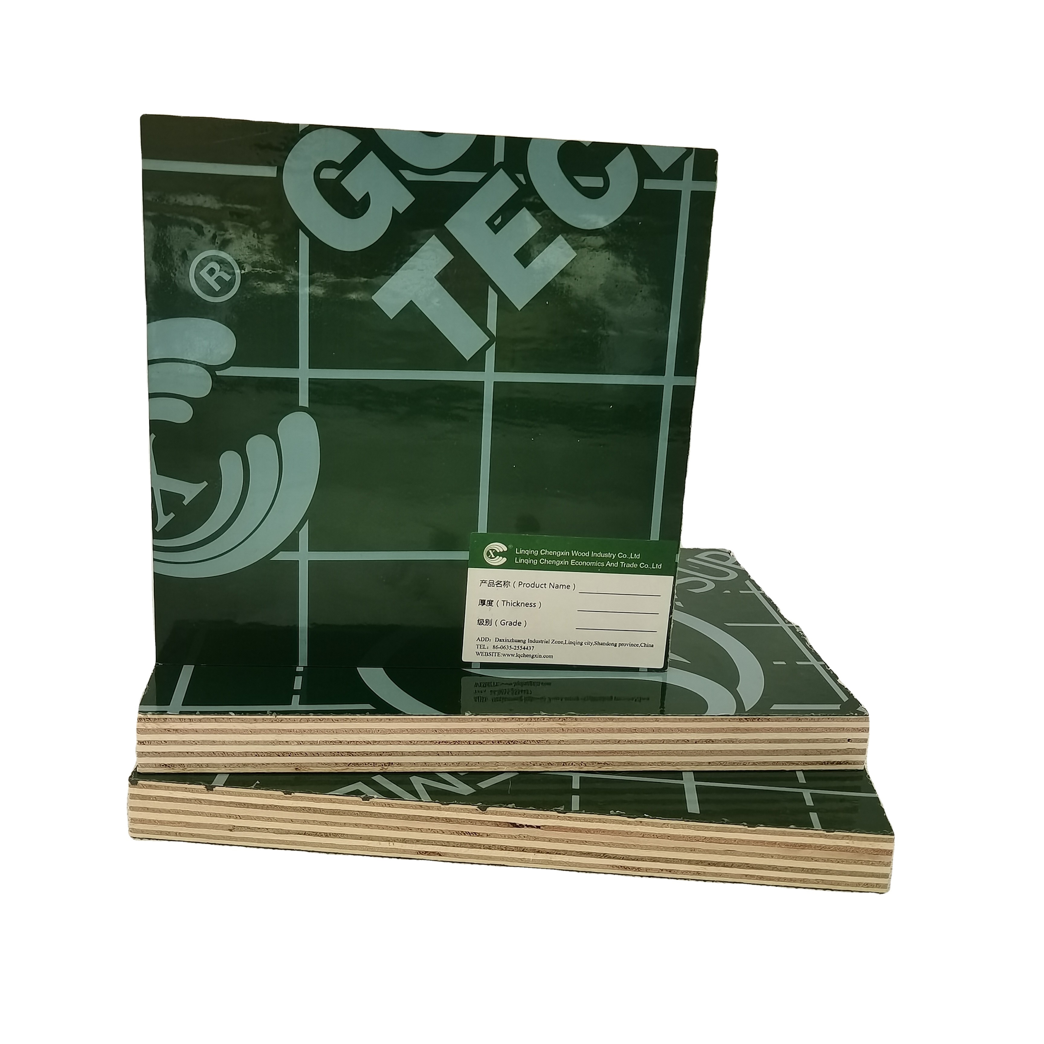 High quality 12mm 15mm 18mm green plastic formwork pvc ceiling panel board