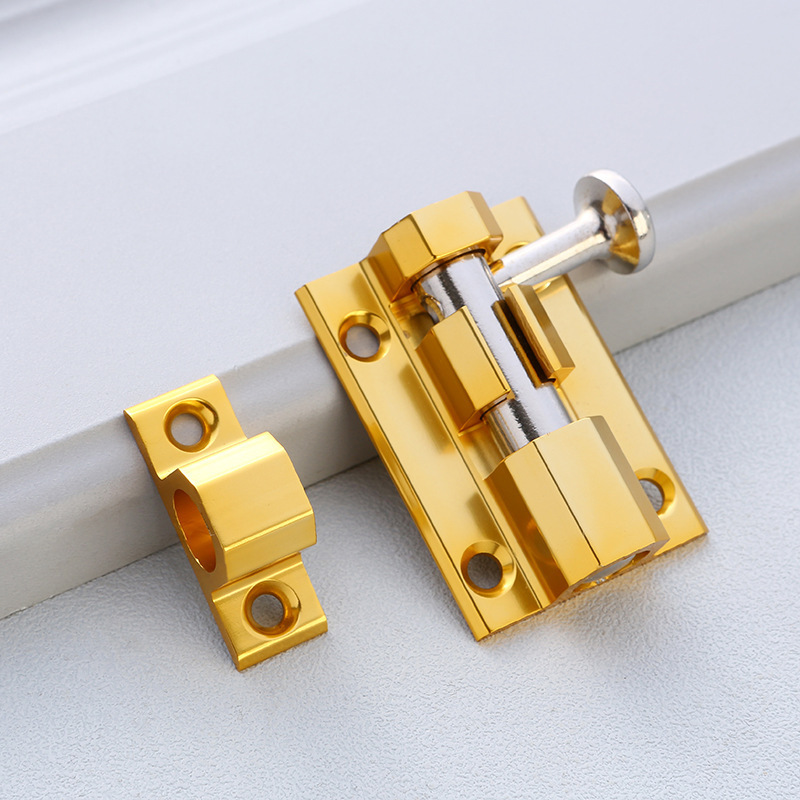 2 inch Security Anti-theft sliding Flush Aluminium alloy barrel tower door bolt