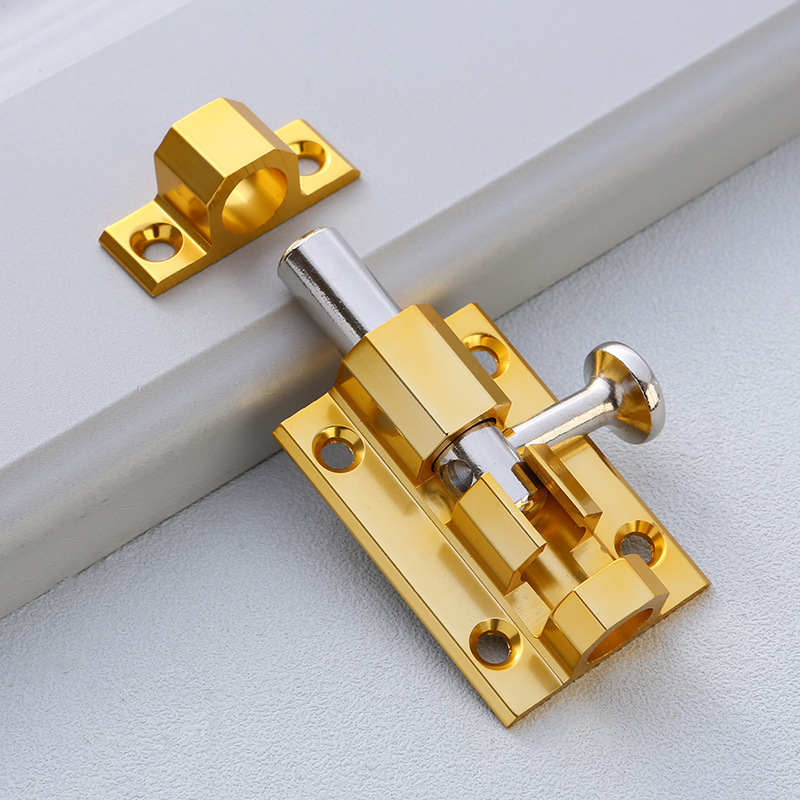 2 inch Security Anti-theft sliding Flush Aluminium alloy barrel tower door bolt