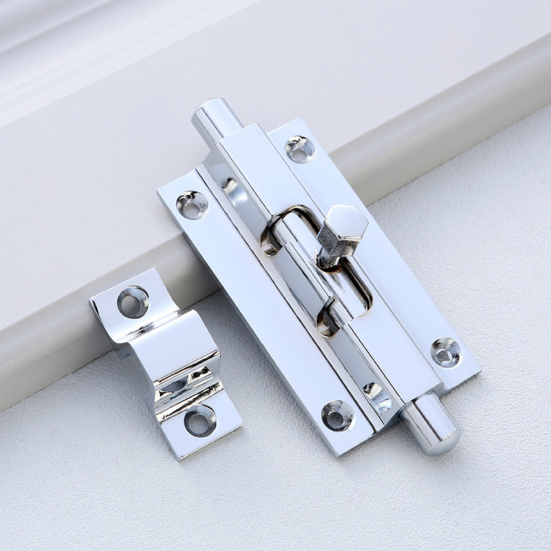 Premium Barrel Bolt Latch, Thickened Door Bolt Lock, Aluminium Slide Bolt Latch Locks for inside Door