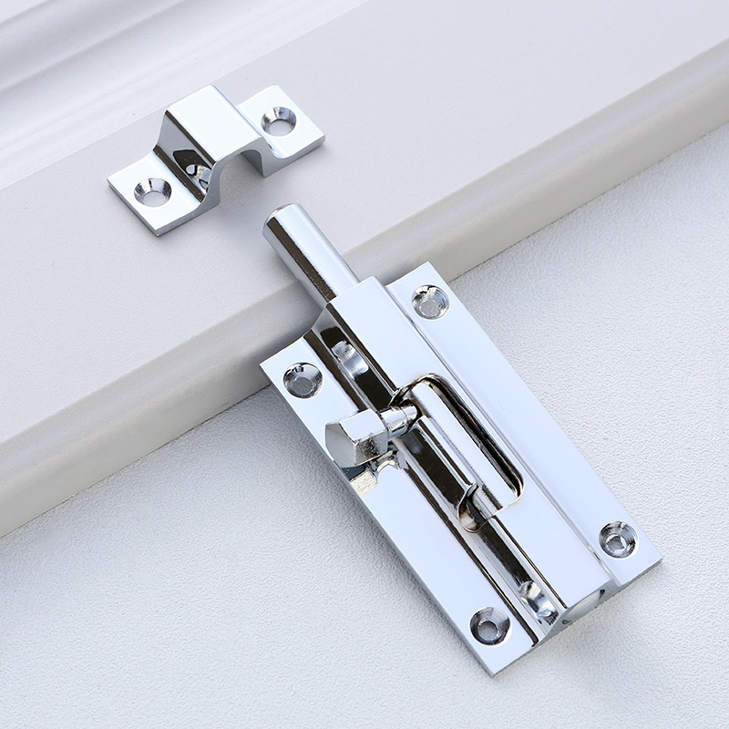 Premium Barrel Bolt Latch, Thickened Door Bolt Lock, Aluminium Slide Bolt Latch Locks for inside Door