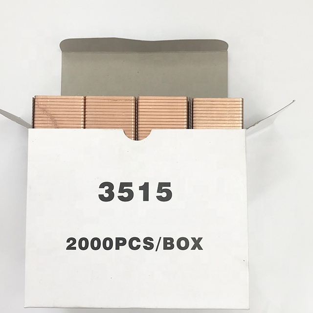 3515 carton staple pins made with brass wire