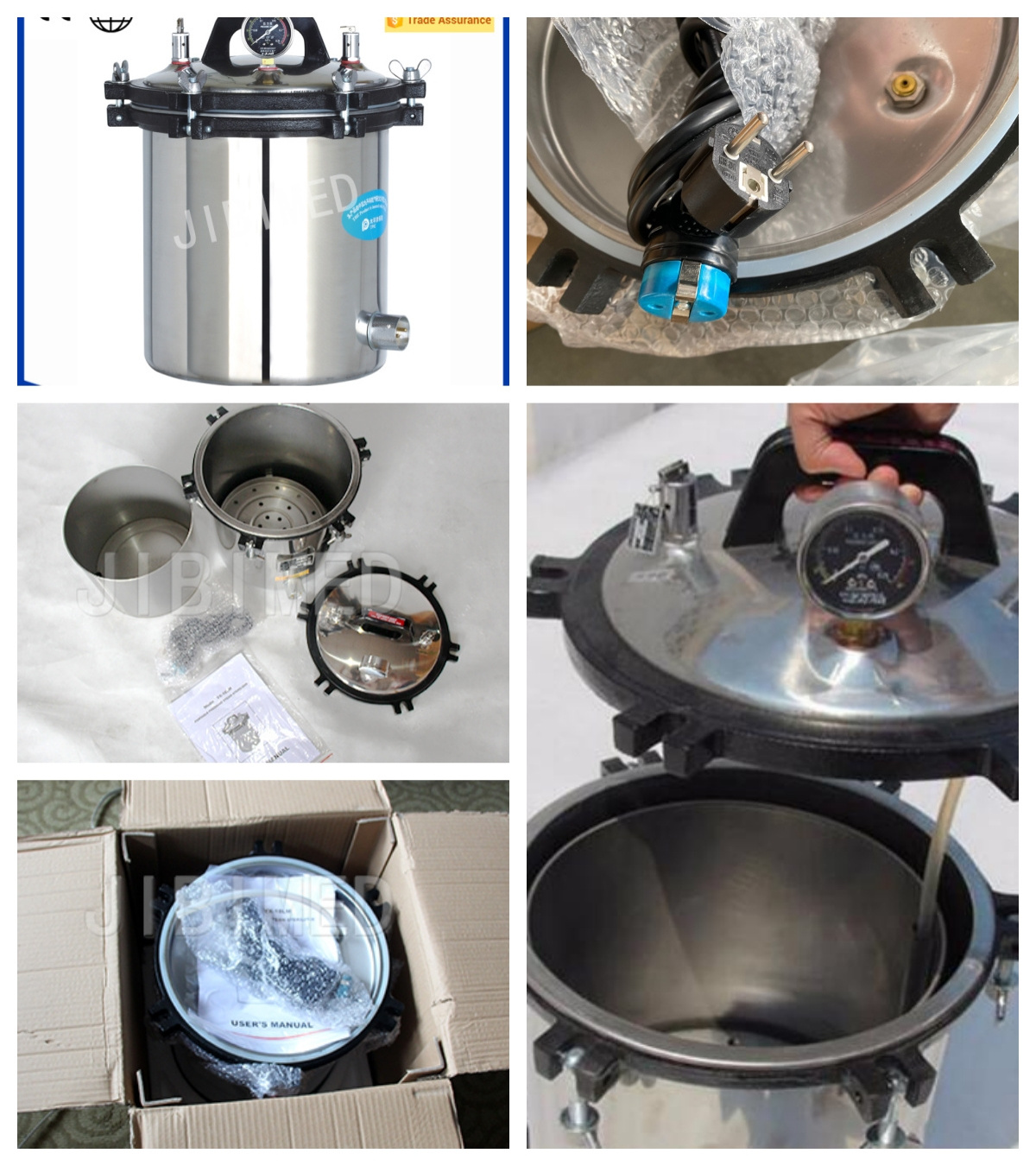 pressure steam sterilizer pressure cooker pot for sterilizing glass instruments mushroom canned food 18 liter 24 liter autoclave