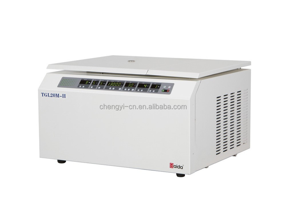 large capacity high speed refrigerated centrifuge with rotor 4*100ml TGL20MW