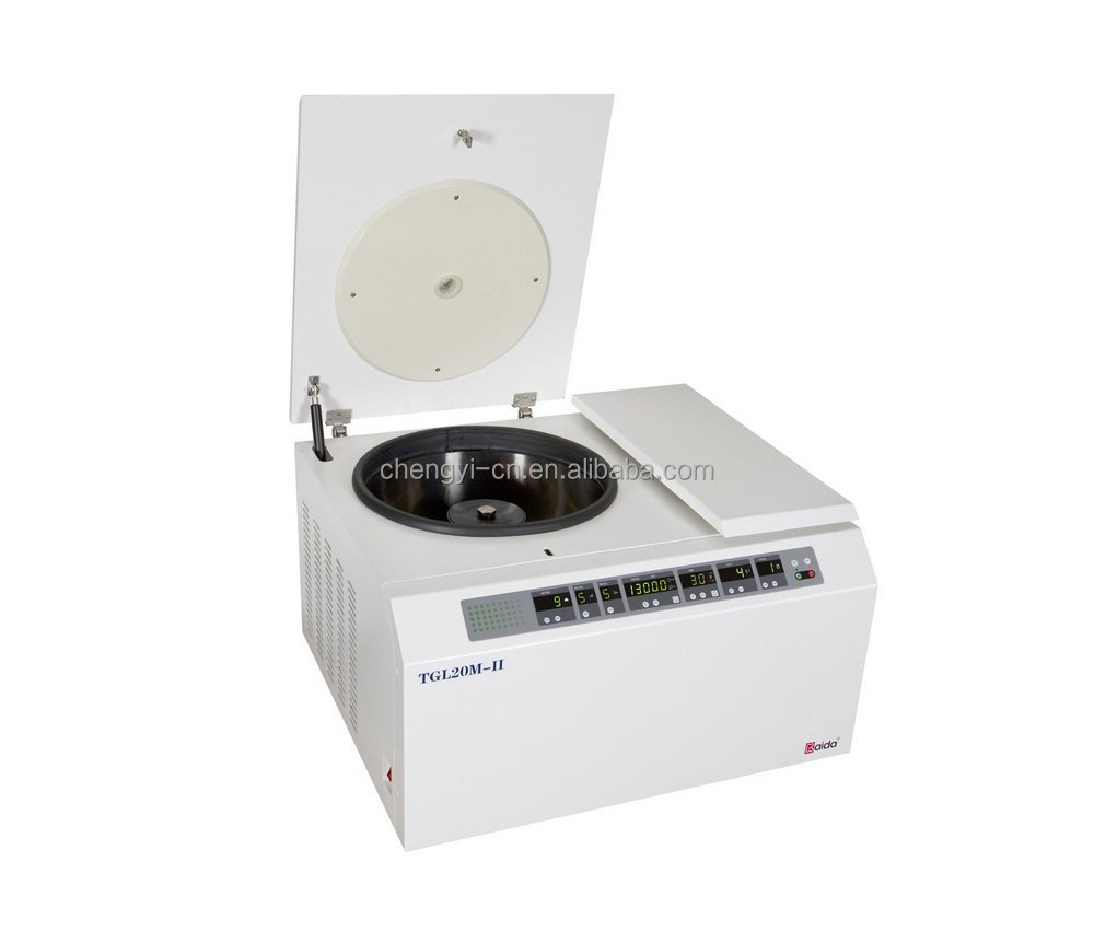 large capacity high speed refrigerated centrifuge with rotor 4*100ml TGL20MW