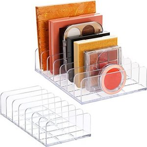 Clear Acrylic Eyeshadow Organizer Makeup Eyelash Palette Organizer Acrylic Drawer Organizer