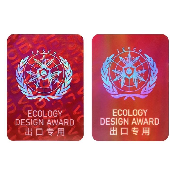 cyc License Custom Printing 3D Hologram Stickers Seal Overlay Anti-Fake Void Security Qr Code Logo Label