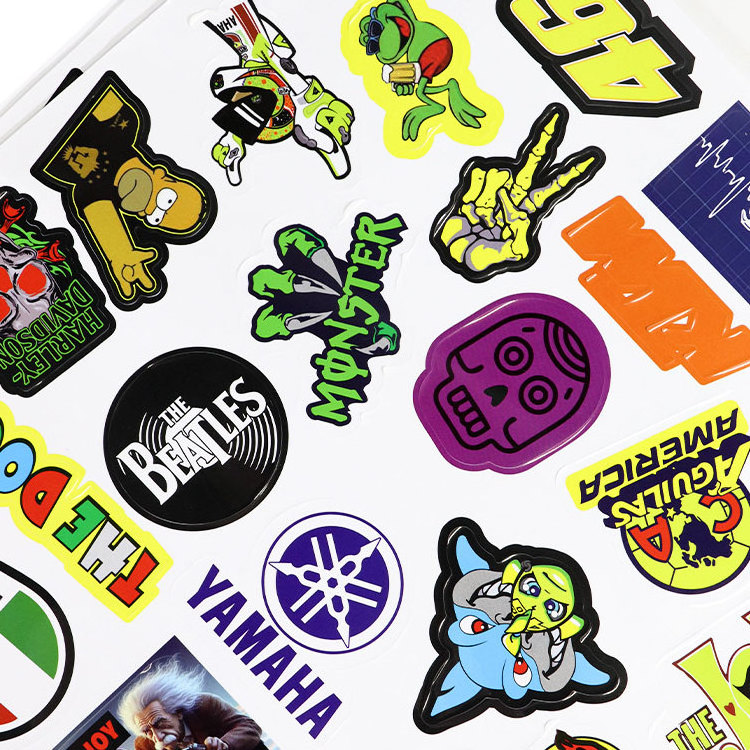 High-quality printed waterproof label stickers for children's graffiti, guitar, skateboard decoration and other industries