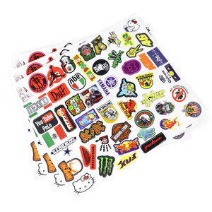 High-quality printed waterproof label stickers for children's graffiti, guitar, skateboard decoration and other industries