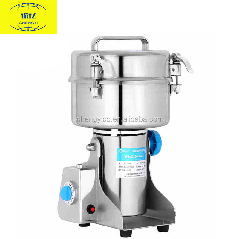 4000g Grain Grinder Mill Powder Machine Swing Type Commercial Electric Grain Mill Grinder for Herb Pulverizer Food Grade Stainle