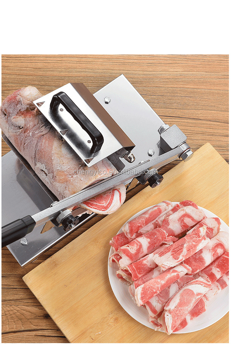 Wholesale Durable Factory Mutton Roll Slicer Operated Hand Cheap Meat Cutter