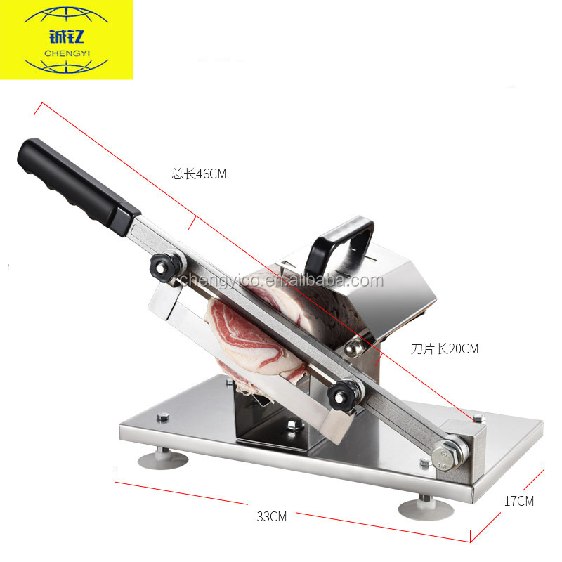 Wholesale Durable Factory Mutton Roll Slicer Operated Hand Cheap Meat Cutter