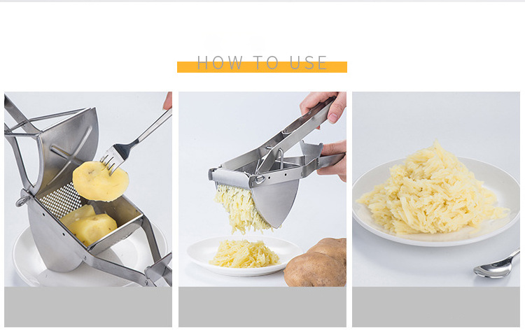 Potato Ricer mash Stainless Steel Potato Masher  and Ricer Kitchen  Tool Press and Mash For  Perfect Mashed Potatoes