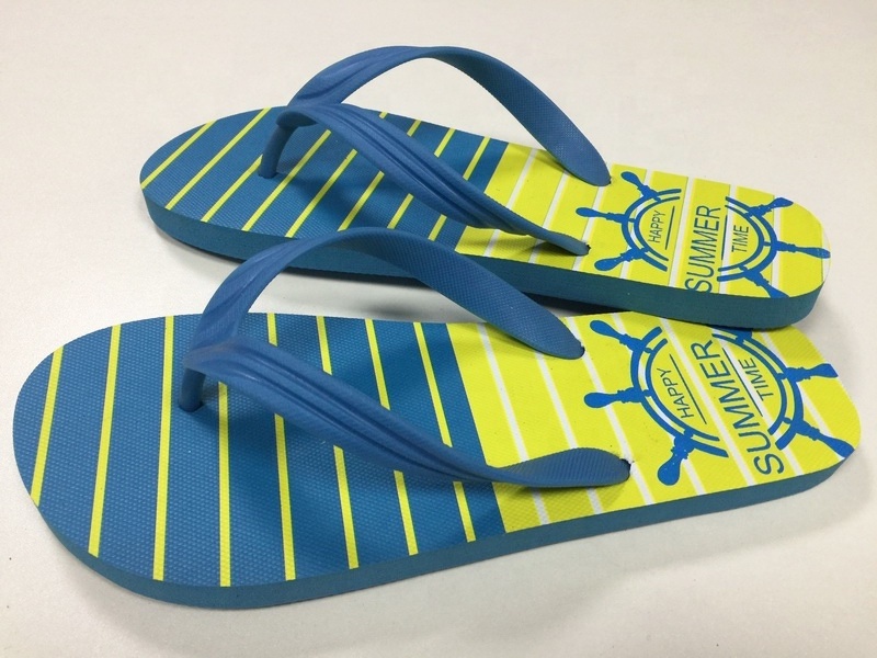 Cheap Wholesale Flip Flops Rubber African Sandal Footwear PE Flipflops Slippers Printed Flip Flops for Men New design