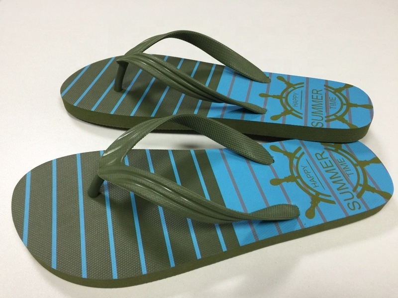 Cheap Wholesale Flip Flops Rubber African Sandal Footwear PE Flipflops Slippers Printed Flip Flops for Men New design