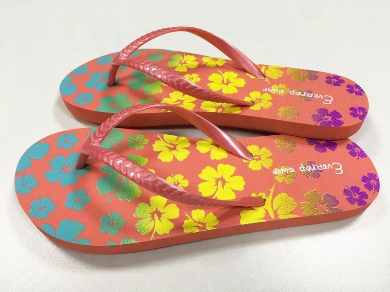 wholesale customized beach rubber oem flip flops one dollar flip-flops slippers