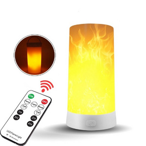 Newstyle Source Factory Remote Control USB rechargeable Magnet Flame Lamp Decoration Flame Effect led flame BULB night light