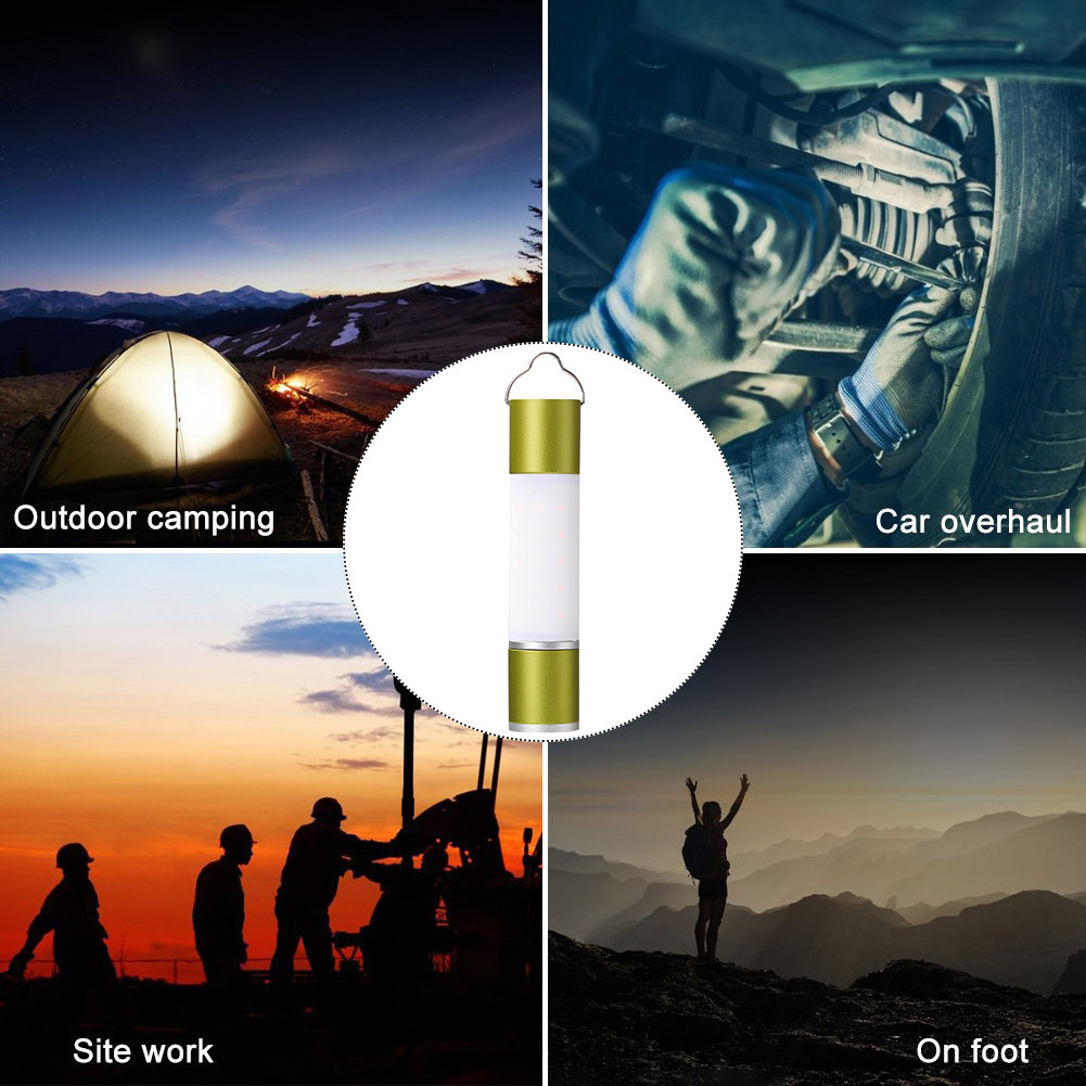 Outdoor Camping Table Lamp LED Telescopic Flashlight With Tripod Multifunctional Rechargeable Torch