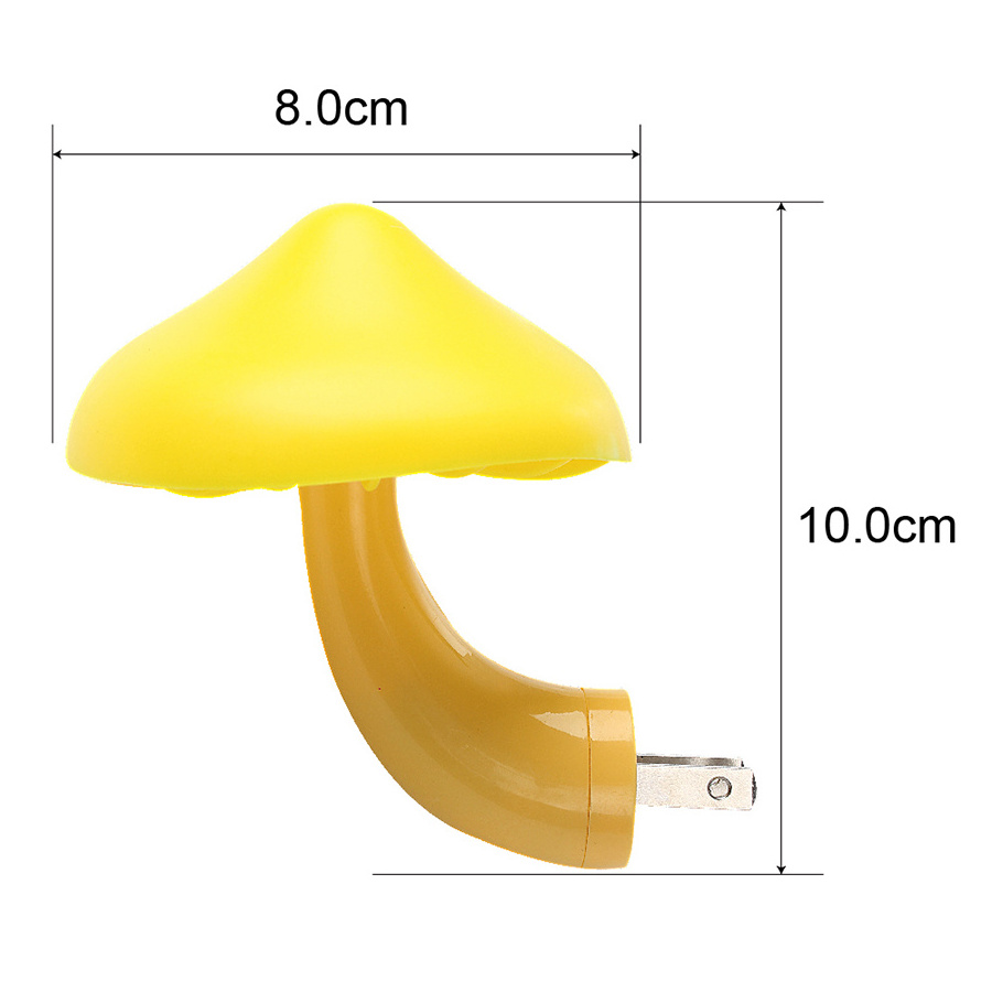 Mini Cartoon Shape Night Led Lamp energy saving Light Children Gift Kids baby Bedroom Mushroom Duck Night light