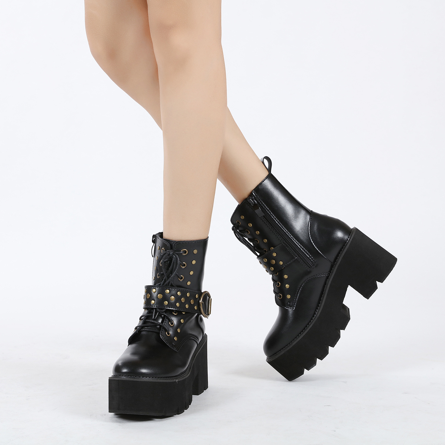 hot selling 2022 womens winter boots trendy high quality ankle & bootie boots women most popular martin ankle boots