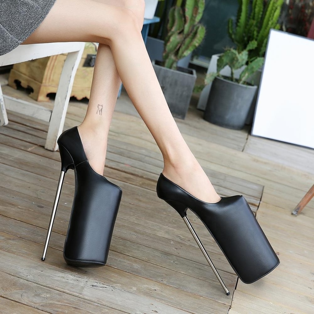 Drop Shipping Sexy 30cm Ultra High Thin Heels 8 Inch Platform Shoes Sexy Pumps Shoes