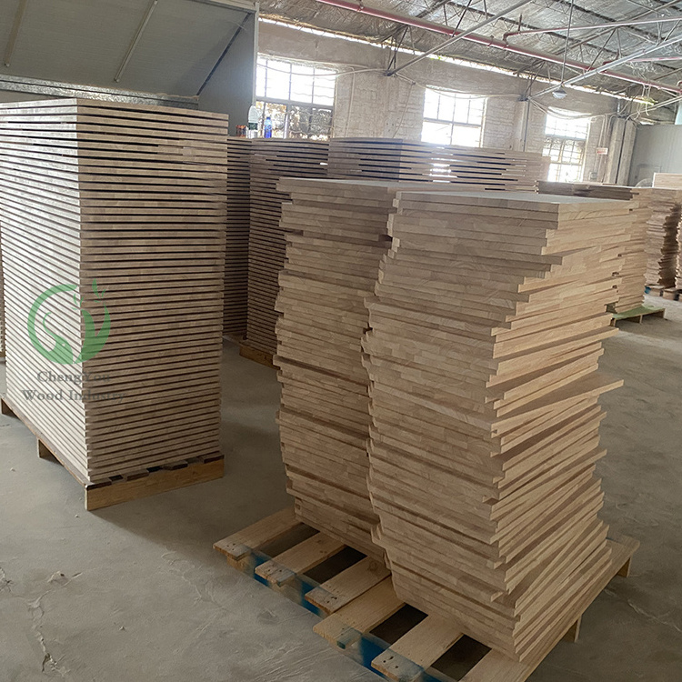 Rubber Wood Table Top Rubber Live Edge Table Top Wood Desk Top Tabletop Customized OEM China Factory