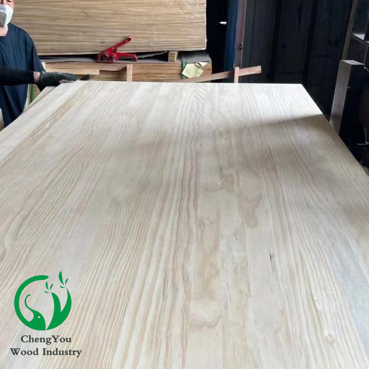 Finger Joint Board 1220x2440 Original Sawdust Shaving Plywood Sheet Furniture Plank Pine Timber Wood