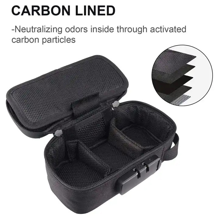 Custom Durable Waterproof Smell Odor Proof Bag Carbon Lined Smell Proof Bags Protect Strong odor blocking storage bag