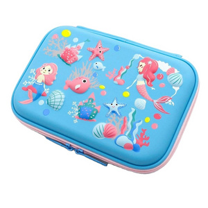 Cartoon Printed Wholesale Waterproof Kids Pencil Bag Pen Case 3D Eva Pencil Case