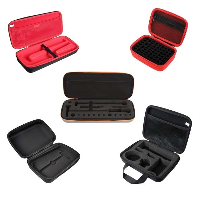 Factory custom carrying portable protective box case EVA hard shell case with foam plastic EVA tool storage case