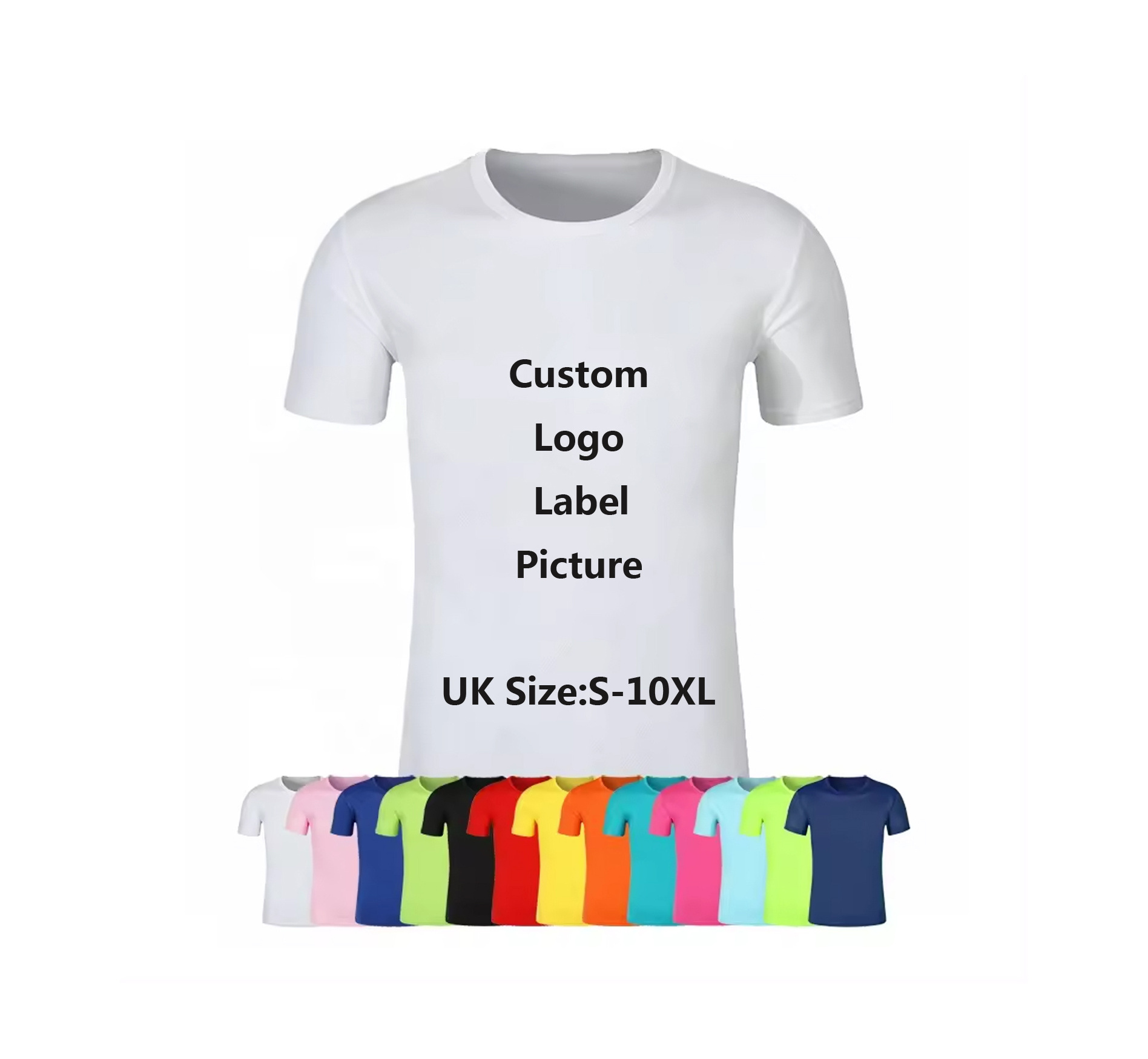 Custom 100% cotton custom logo 3d printing  t-shirt workwear team class clothing  personality advertising culture custom t shirt