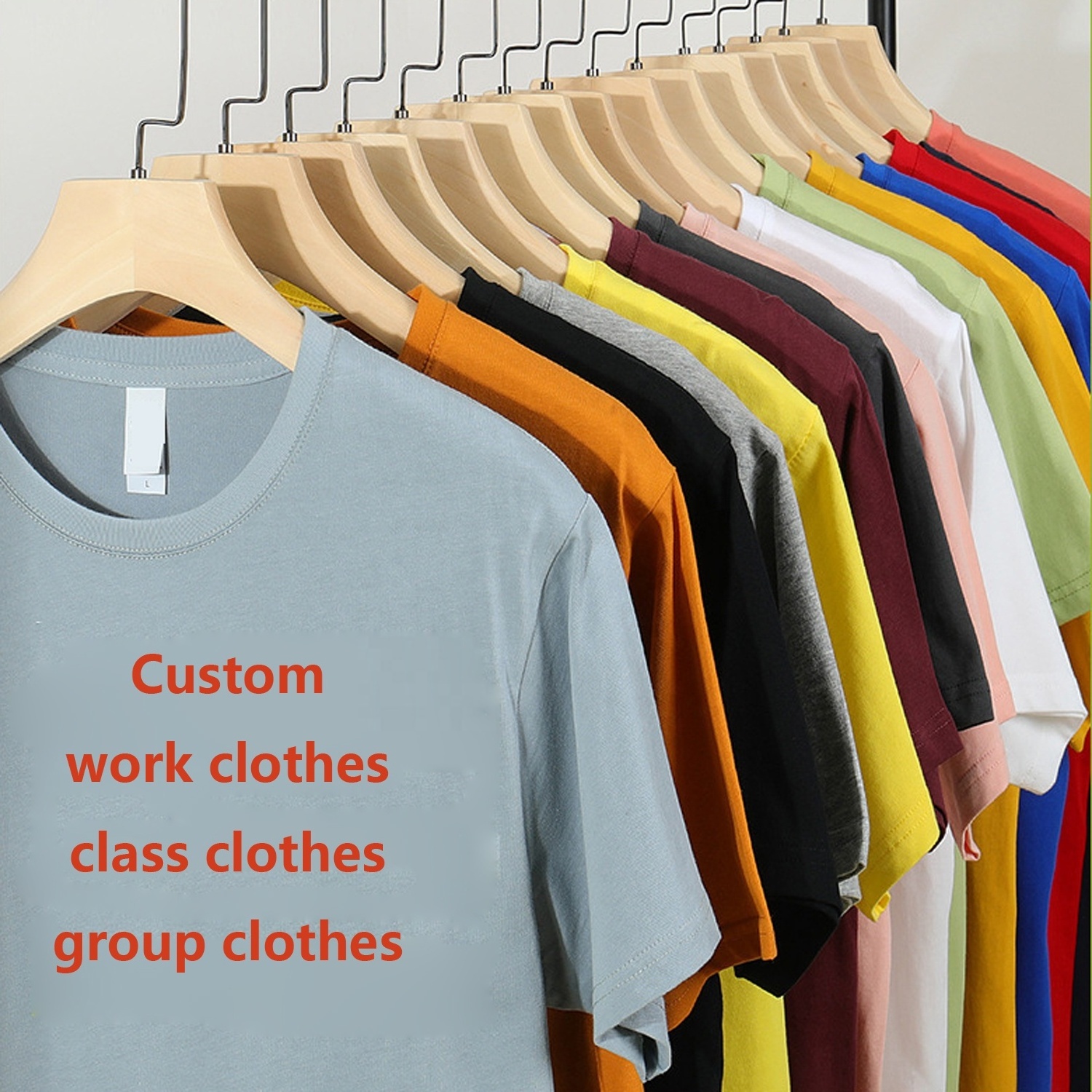 Custom 100% cotton custom logo 3d printing  t-shirt workwear team class clothing  personality advertising culture custom t shirt