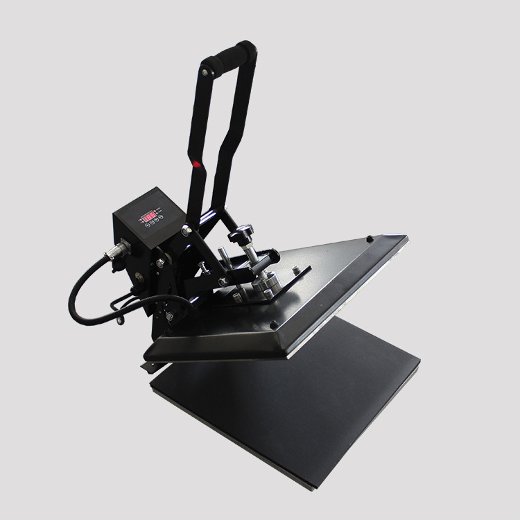 Manual hot stamping movable  platen vulcanizing heat press  drill printing machine  used  for printing European T-shirt label