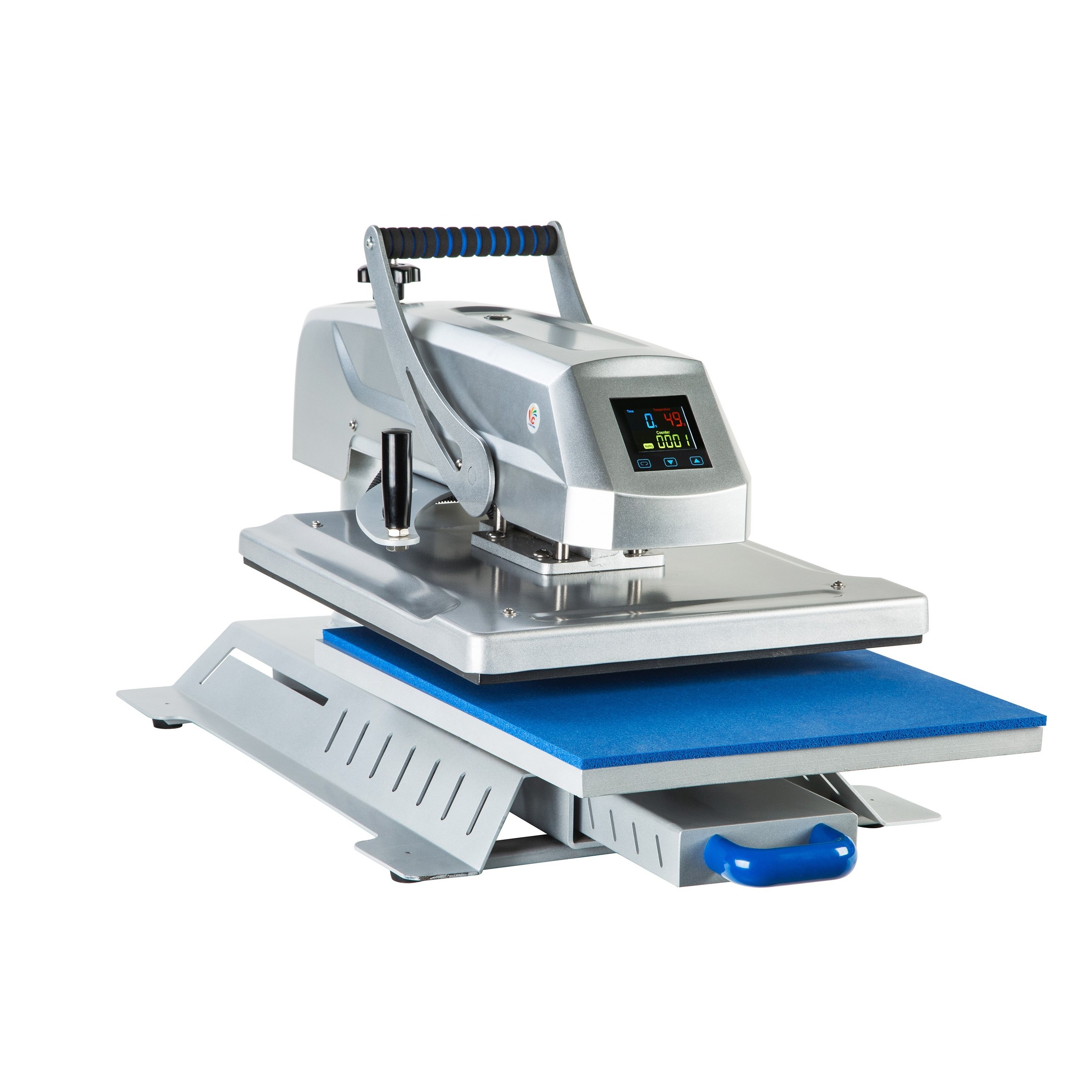 Big size flatbed plate manual operation  T-shirt printing heat press machine also Paper Label  Card Cloths Printer for  sales