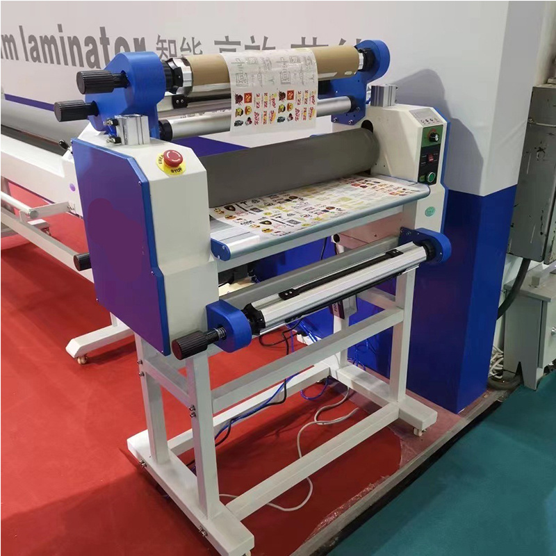 Manual 650mm Warm and Cold Laminator heavy duty  laminating machine Crystal label special laminating machine