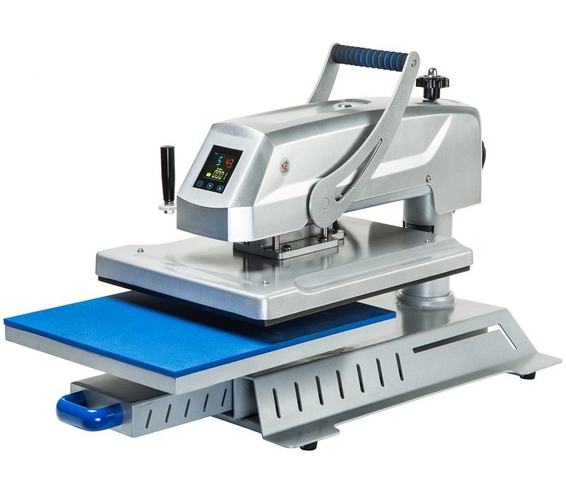 Big size flatbed plate manual operation  T-shirt printing heat press machine also Paper Label  Card Cloths Printer for  sales