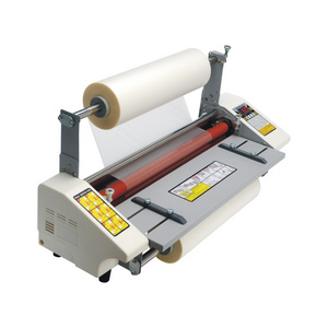 Hot sell double sides adjustable speed manual a2 a3 a4  hot cold lamination laminator machine laminating machine prices