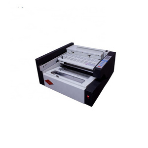 automatic desktop book glue binding machine with hot melt glue