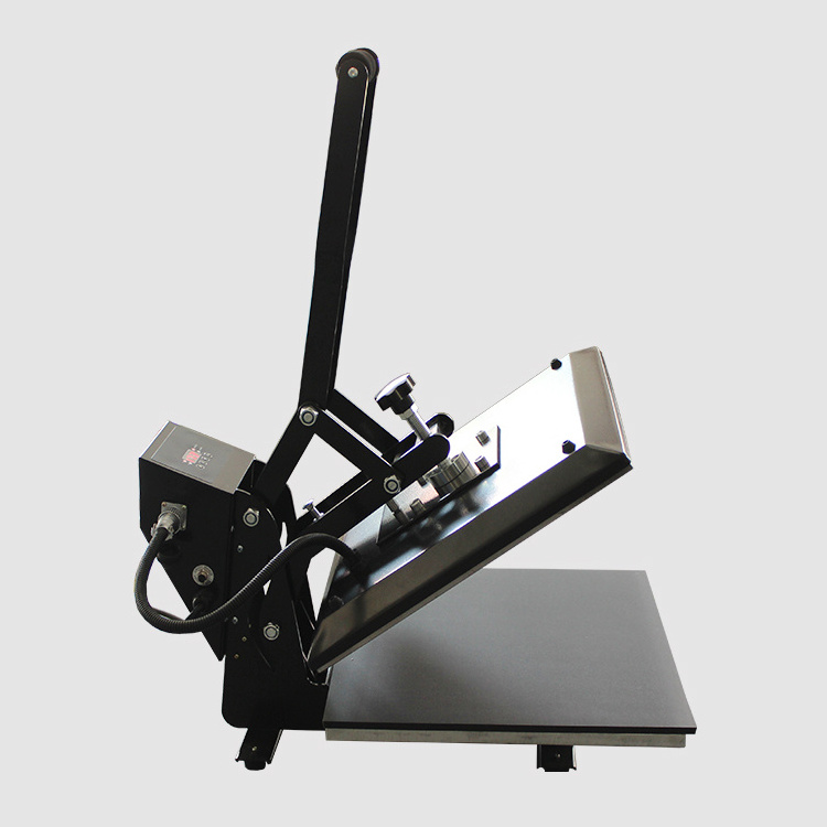 Manual hot stamping movable  platen vulcanizing heat press  drill printing machine  used  for printing European T-shirt label