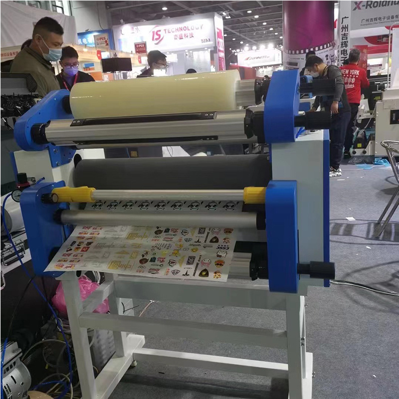 Manual 650mm Warm and Cold Laminator heavy duty  laminating machine Crystal label special laminating machine