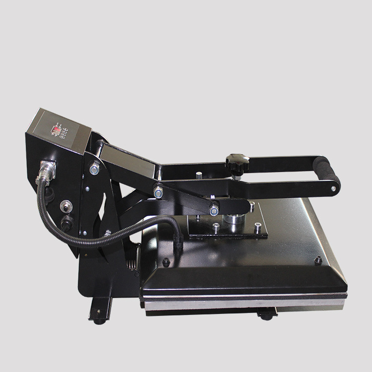 Manual hot stamping movable  platen vulcanizing heat press  drill printing machine  used  for printing European T-shirt label